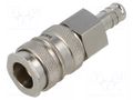 Quick connection coupling; straight; Seal: NBR caoutchouc PNEUMAT S27-W10