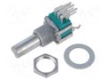 Potentiometer: shaft; single turn,vertical; 10kΩ; ±20%; 6mm ALPS RK09L12D0A1T