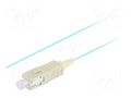 Optic fiber pigtail; OM3; SC/UPC; 2m; Optical fiber: 50/125um LANBERG FP-SCUPMS31-0020TQ