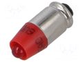 LED lamp; red; 6VDC; No.of diodes: 1 EAO 10-2J06.3142