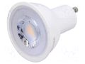 LED lamp; white warm; GU10; 230VAC; 345lm; 5W; 36°; 3000K; CRImin: 80 TOSHIBA LED LIGHTING 4711112387472