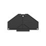 End plate (terminals), 70 mm x 3 mm, black Weidmuller 1173750000 04032248966165