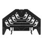 Patch distributor terminal, PUSH IN, 1.5, 250, 10 A, Number of connections: 16, TS 35 x 15, black, Colour of operational elements: white Weidmuller 1173820000 04032248966332