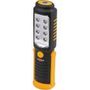 Portable inspection LED light with 8 + 1 bright SMD LEDs (battery operated, burn time max. 10 hours, rotatable hook, magnet) 1175410010 4007123641611