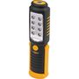 Portable inspection LED light with 8 + 1 bright SMD LEDs (battery operated, burn time max. 10 hours, rotatable hook, magnet) 1175410010 4007123641611