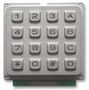 KEYPAD, METAL, IP67, 4X4 MCAK1604NSSBWPMM