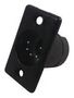 PLUG, XLR, PANEL, BLACK, 5POLE 711-0500