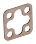 FLAT GASKET, EPDM, RECTANGULAR CONN GSA 200-7 EPDM