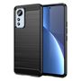 Carbon Case case for Xiaomi 12 Lite flexible silicone carbon cover black, Hurtel 5907769349706 5907769349706