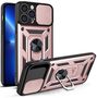 Hybrid Armor Camshield case for iPhone 13 Pro armored case with camera cover pink, Hurtel 5907769350030 5907769350030