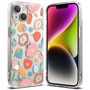 Ringke Fusion Design Armored Sleeve Cover with Gel Frame for iPhone 14 Plus transparent (Floral) (FD637E31), Ringke 8809881265544 8809881265544