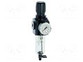 Compressed air filter/regulator; 0.3÷10bar; polycarbonate NORGREN HERION B73G-3GK-AT3