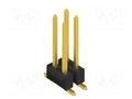 Connector: pin strips; pin header; male; PIN: 4; SMT; 3A; 250V; 2x2 FISCHER ELEKTRONIK SL11SMD1044.G