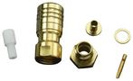 RF CONN, PLUG, SMB, 50 OHM, SOLDER 1-1337475-0