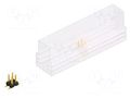 Connector: pin strips; pin header; male; PIN: 4; SMT; 3A; 250V; 2x2 FISCHER ELEKTRONIK SLLP6SMD0514GSM