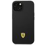 Ferrari FEHCP14SSIBBK iPhone 14 6.1&quot; black/black hardcase Silicone Metal Logo, Ferrari 3666339063207 3666339063207