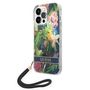 Guess GUOHCP14LHFLSB iPhone 14 Pro 6.1 &quot;blue / blue hardcase Flower Strap, Guess 3666339093976 3666339093976