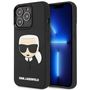 Karl Lagerfeld KLHCP14LKH3DBK iPhone 14 Pro 6.1 &quot;black / black hardcase 3D Rubber Karl`s Head, Karl Lagerfeld 3666339086466 3666339086466