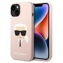 Karl Lagerfeld KLHCP14MSLKHLP iPhone 14 Plus 6.7 "hardcase pink / pink Silicone Karl's Head, Karl Lagerfeld 3666339085452 3666339085452