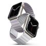 Uniq Revix strap for Apple Watch 1/2/3/4/5/6/7/8/SE/SE2 38/40/41mm - lilac and white, UNIQ 8886463680780 8886463680780