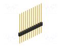 Connector: pin strips; pin header; male; PIN: 12; THT; 1.5A; 125V FISCHER ELEKTRONIK SLMN11.117.12.G