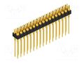 Connector: pin strips; pin header; PIN: 34; MK 208; 1.5A; 60V; 2x17 FISCHER ELEKTRONIK MK208.34.G