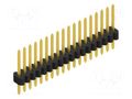 Connector: pin strips; pin header; male; PIN: 18; THT; 1.5A; 125V FISCHER ELEKTRONIK SLVW1.055.18.G