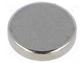 Magnet: permanent; neodymium; 10N; Ø: 10mm; H: 2mm ELESA+GANTER GN55.2-ND-10-2