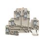 Test-disconnect terminal, Screw connection, 2.5 mm², 500 V, 24 A, Pivoting, Cross-disconnect: without, Integral test socket: No, TS 35, dark beige Weidmuller 1247420000 04050118038163
