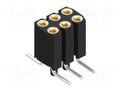 Connector: pin strips; socket; female; PIN: 6; BL 16 SMD; 3A; 150V FISCHER ELEKTRONIK BL16SMD113.6PS