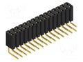 Connector: pin strips; socket; female; PIN: 30; THT; 3A; 125V; BL 4 FISCHER ELEKTRONIK BL4.30.G