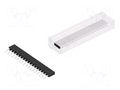 Connector: pin strips; socket; female; PIN: 18; SMT; 3A; 125V; 2.54mm FISCHER ELEKTRONIK BLLP.7SMD18SSM