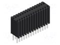 Connector: pin strips; socket; female; PIN: 28; BLM KG 2; 1.5A; 125V FISCHER ELEKTRONIK BLM.KG.2.28.Z