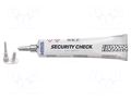 Paint; blue (bright); SECURITY CHECK ORIGINAL; 20÷70°C MARKAL MAR-96681-LBL