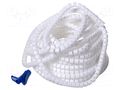 Spiral wrapping; 25mm; polypropylene; white; Helawrap HWPP HELLERMANNTYTON HWPP25-PP-WH