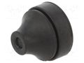 Grommet; EPDM; black; Panel thick: 3÷5mm; Øcable: 5÷9mm; IP67 FIBOX FEM-C-5-9