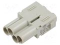 Connector: HDC; contact insert; male; MIXO; PIN: 4; 40A; 600V ILME CX04XM