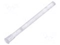 Fiber for LED; Ø1.3mm; L: 12.7mm; round; Front: flat; straight BIVAR PLPC1-500