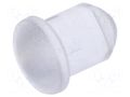 Fiber for LED; Ø5mm; L: 5mm; round; Front: convex BIVAR PLW5-5MM