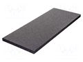 Foam insert; graphite; 1200x500x40mm; 3pcs. LeanFoam LF-A-1250