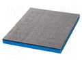Foam insert; graphite-blue; 480x580mm; 7pcs. LeanFoam LF-AB-4858