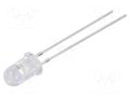 LED; green; 5mm; 8400÷10000mcd; 90°; Front: convex; 2.7÷3VDC; 150mW OPTOSUPPLY OSG59A5B91A