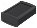 Enclosure: desktop; BoVersa; X: 88mm; Y: 125mm; Z: 42mm; black BOPLA BOV-48312255.HMT1