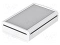 Enclosure: desktop; BoVersa; X: 185mm; Y: 275mm; Z: 73mm; white BOPLA BOV-48338631.HMT1