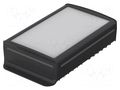 Enclosure: desktop; BoVersa; X: 185mm; Y: 323mm; Z: 76mm; black BOPLA BOV-48338651.HMT2