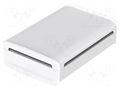 Enclosure: desktop; BoVersa; X: 120mm; Y: 170mm; Z: 52mm; white BOPLA BOV-48424330.HMT1