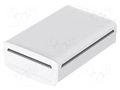 Enclosure: desktop; BoVersa; X: 140mm; Y: 210mm; Z: 63mm; white BOPLA BOV-48426430.HMT1