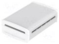 Enclosure: desktop; BoVersa; X: 88mm; Y: 125mm; Z: 42mm; white BOPLA BOV-48432231.HMT1
