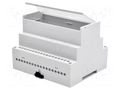 Enclosure: for DIN rail mounting; No.of mod: 6 ELBAG MR6/A-FA