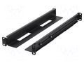 Mounting rail; black; Standard: 19" LANBERG AK-1901-B